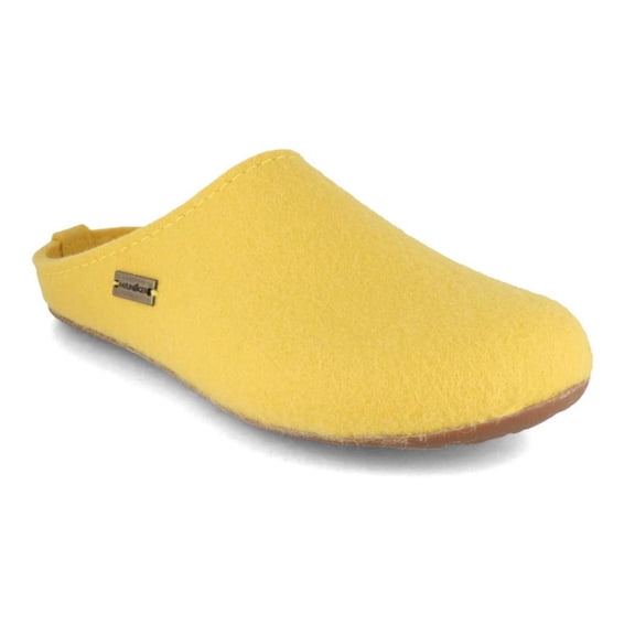 HAFLINGER Women Felt Slippers 'Everest Fundus', yellow