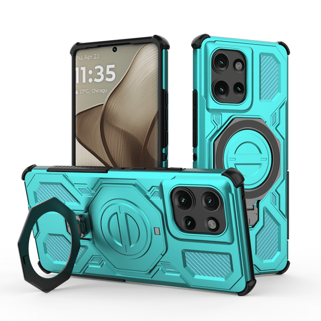 Funda GANGXUN para Motorola Edge 50 5G , magnética, ligera, soporte 360°, antigolpes