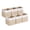 Cloud White and Sand Beige, variant on SONGMICS Storage Cubes, Set of 6 Foldable Fabric Storage Boxes, Cube Organizer Boxes with Handles,Cloud White and Cattail Gray