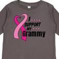 thumbnail image 4 of Inktastic Breast Cancer Awareness I Support My Grammy with Pink Ribbon Boys or Girls Long Sleeve Toddler T-Shirt, 4 of 5