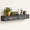 Jacobean-66"x8"x6", variant on Intense Black 60"x8"x6" Handcrafted Wood Fireplace Mantel Shelf