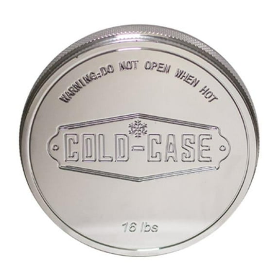 Cold Case Radiators CCRRC100 Radiator Cap Billet Poli Shed, Polished