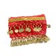 thumbnail image 3 of Pañuelo de cadera para danza del vientre para perros, falda de lentejuelas, disfraz divertido para mascotas, cómodo cachorro Rojo, 3 of 8