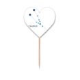 thumbnail image 1 of Etiqueta de corazón de la bandera del palillo de dientes Constelación de Tauro, 1 of 3