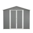 thumbnail image 3 of 8x12 FT Outdoor Storage - Aluminum Frame with Side Door & Dual Locking for Garden & Patio Organization, 3 of 13