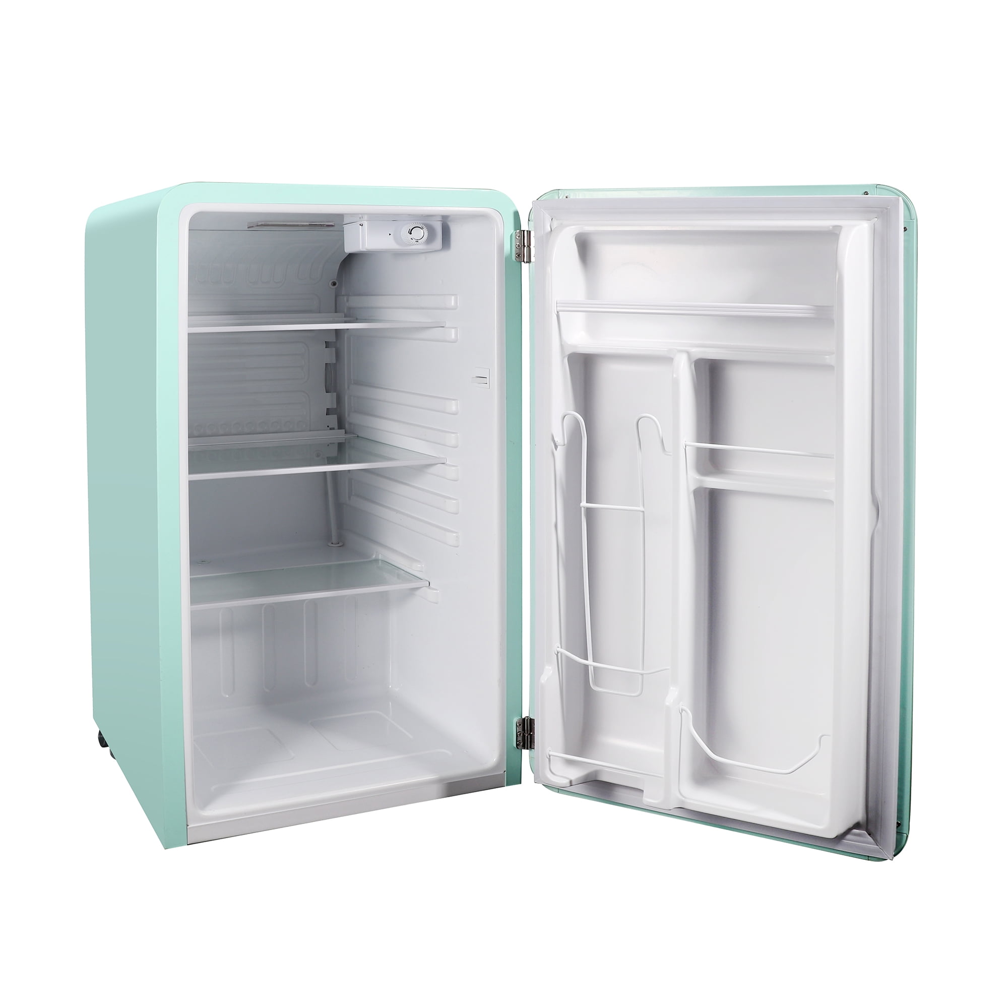 Magic Chef 3.2 cu. ft. Retro Mini Refrigerator in Mint Green, without Freezer in Mint Green
