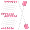 thumbnail image 1 of Pink Disposable Oral Care Sponge swabs for Daily Use with Hexagon Shape and High Water Absorption 250 Pcs, 1 of 8