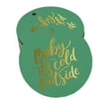 thumbnail image 1 of Inkdotpot Baby It's Cold Outside Baby Shower Bottle Tag Real Gold Foil Favor Hang Tags Pack Of 100, 1 of 6