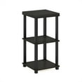 thumbnail image 2 of Furinno Turn-N-Tube Classic 3-Tier End Table, Side Table, Espresso/Black, 2 of 6