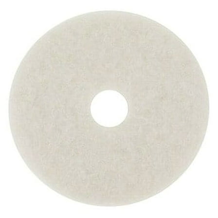 3M 20" White Super Polish Floor Pad 4100, 7000000665 | 5/Case