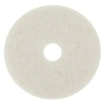 3M 20" White Super Polish Floor Pad 4100, 7000000665 | 5/Case