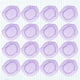 thumbnail image 4 of 100 bolsitas de organza con cordón, redondas, con lentejuelas, para dulces, regalos de Navidad, bodas, fiestas (morado claro), 4 of 7