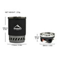 thumbnail image 4 of Sistema de cocina para acampar Cafetera Taza Horno Incendios Utensilios de cocina para mochileros Senderismo, 4 of 9