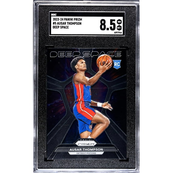 2023 Panini Prizm Deep Space Ausar Thompson #5 RC SGC 8.5