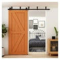 thumbnail image 2 of Ceiling Sliding Door Rail T Shape Roller Barn Door Hardware Kit, Rail Sliding Door For Interior Sliding Barn Door ,Long Lasting, 2 of 6