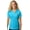 Atomic Blue, variant on Womens Bowling Ball with 3 Pins Polo Shirt, 3XL Atomic Blue