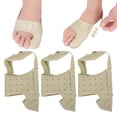 thumbnail image 2 of Funda Correctora de Juanetes, 3 Almohadillas Ajustables para Juanetes, Enderezador de Dedos con Separador de Dedos de Gel, Férula para Uso Diurno o Nocturno, Bunion Corrector Unbranded 1411210018413, 2 of 7