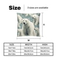 thumbnail image 5 of Bear Velvet Bed Pillow Throw Covers Pillow Inserts Throw Pillows with Unique Patterns - Set of 2, Sizes 16x16, 18x18, 20x20 Inches for Various Occasions, 5 of 6