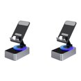 thumbnail image 1 of 2X Soporte para Teléfono Móvil 3 en 1, Banco de Energía de Audio, Altavoz de Llamada Bluetooth, Escritorio Giratorio Plegable Multifunción, Gris, 1 of 5