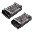 thumbnail image 1 of 2 Way Car Audio Crossover, Car Speaker Frequency Divider ABS Metal Reasonable Wiring Easy To Carry Overcurrent Protection Universal  for Automotive, 1 of 7