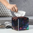 thumbnail image 6 of Naloa Cosmic Garden Woman Portrait Tissue Box Cover Leather Tissue Holder Square Facial Tissue Case for Bathroom, Vanity Countertop, Tabletop, Car, 6 of 7