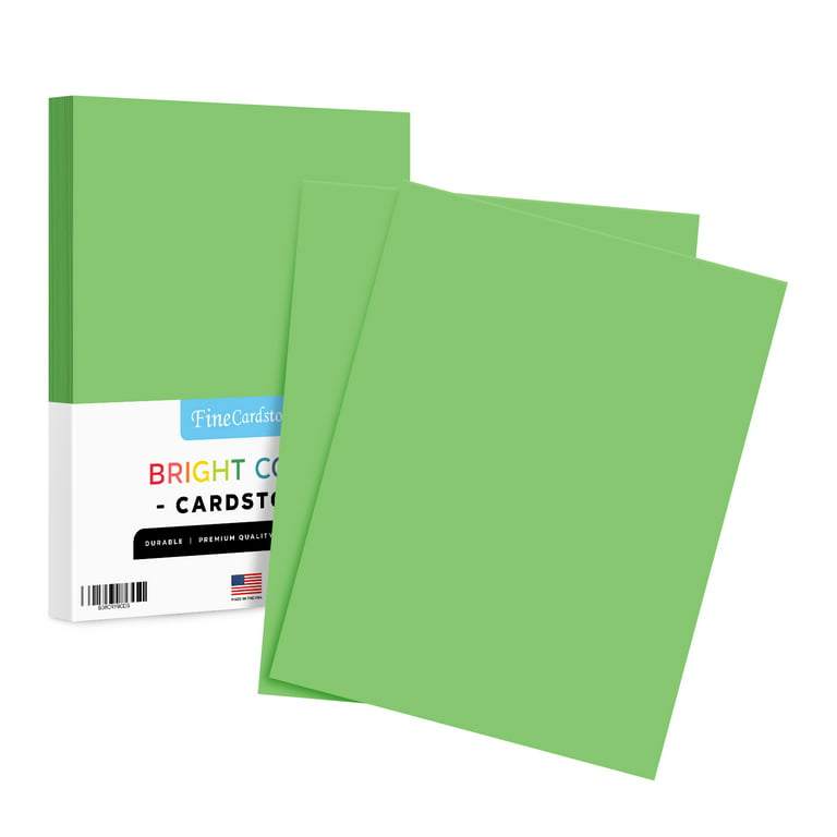 8.5x11 Green Cardstock -Celery