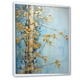 thumbnail image 2 of Designart "Zen Moment With Blue And Gold Bamboo VI" Bamboo Floater Framed Wall Decor, 2 of 5
