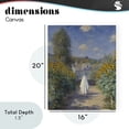 thumbnail image 3 of Monet Style Sunflower Ghost Canvas Wall Art, design by Arlington Prints, 3 of 8