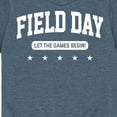 thumbnail image 3 of Instant Message - Field Day Let The Games Begin  - Toddler And Youth Short Sleeve Graphic T-Shirt, 3 of 6