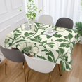 thumbnail image 2 of Yayeee Tablecloths for Rectangular Tables 54 x 54 inch Party Table Cover, Green Floral, 2 of 6