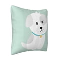 thumbnail image 2 of LNWH Decorative Pillow Covers, Cute Cartoon Puppy Square Sofa Decorative Knit Pillow Case, 20"x20", 2 of 8