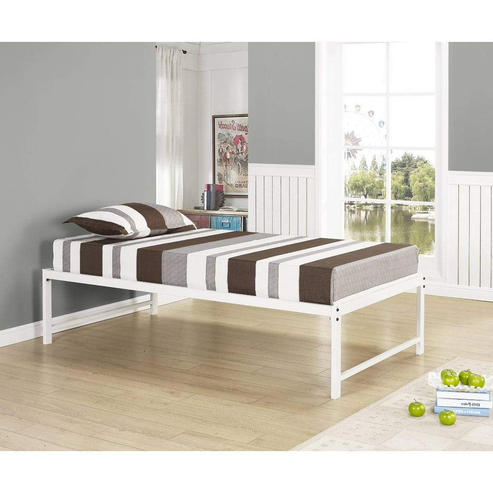 Archer White Metal Twin Size 17"H Platform Daybed Bed Frame Walmart