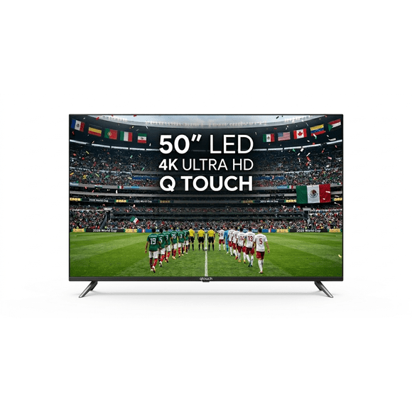 Smart TV Q.touch 4K Ultra HD 50 pulgadas QN5023 WIFI Negro