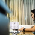 thumbnail image 2 of Weiweiguan Round-shape Lampshade Creative Simple Cloth Lampshade Home Light Accessory, 2 of 7