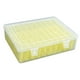 thumbnail image 3 of Caja de almacenamiento de joyería transparente, estuche de almacenamiento de joyería, 30 compartimentos, práctico con tapa, contenedor de cuentas para Amarillo, 3 of 9