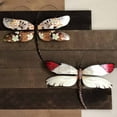 thumbnail image 7 of Eangee Home Design Dragonfly Wall Decor Red Tipped, Capiz and Metal, Indoor / Outdoor Safe, 14x1x12 Inches, 7 of 7