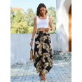 thumbnail image 6 of Bsubseach Fashion Women Wide Leg Slit Swim Cover Up Palazzo Beach Pants, 6 of 6