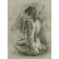thumbnail image 2 of Art.com Charcoal Figure Study II Art Print by Ethan Harper, 18" x 24", 2 of 4