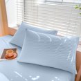 thumbnail image 6 of EGYMEN 1PC Cotton Pillowcase, 19"x29" Breathable Soft Pillow Cover, Cozy Microfiber Cushion Case, Elegant Washable Pillow Shams(Blue), 6 of 6