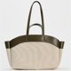 thumbnail image 1 of Bolso Hombro Compras Lona Gran Capacidad Mano Tote () Verde, 1 of 2