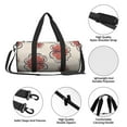 thumbnail image 6 of ZICANCN Clover Background Pattern Travel Duffle Bag, Sports Tote Gym Bag Weekenders Bags for Women Men, 6 of 8
