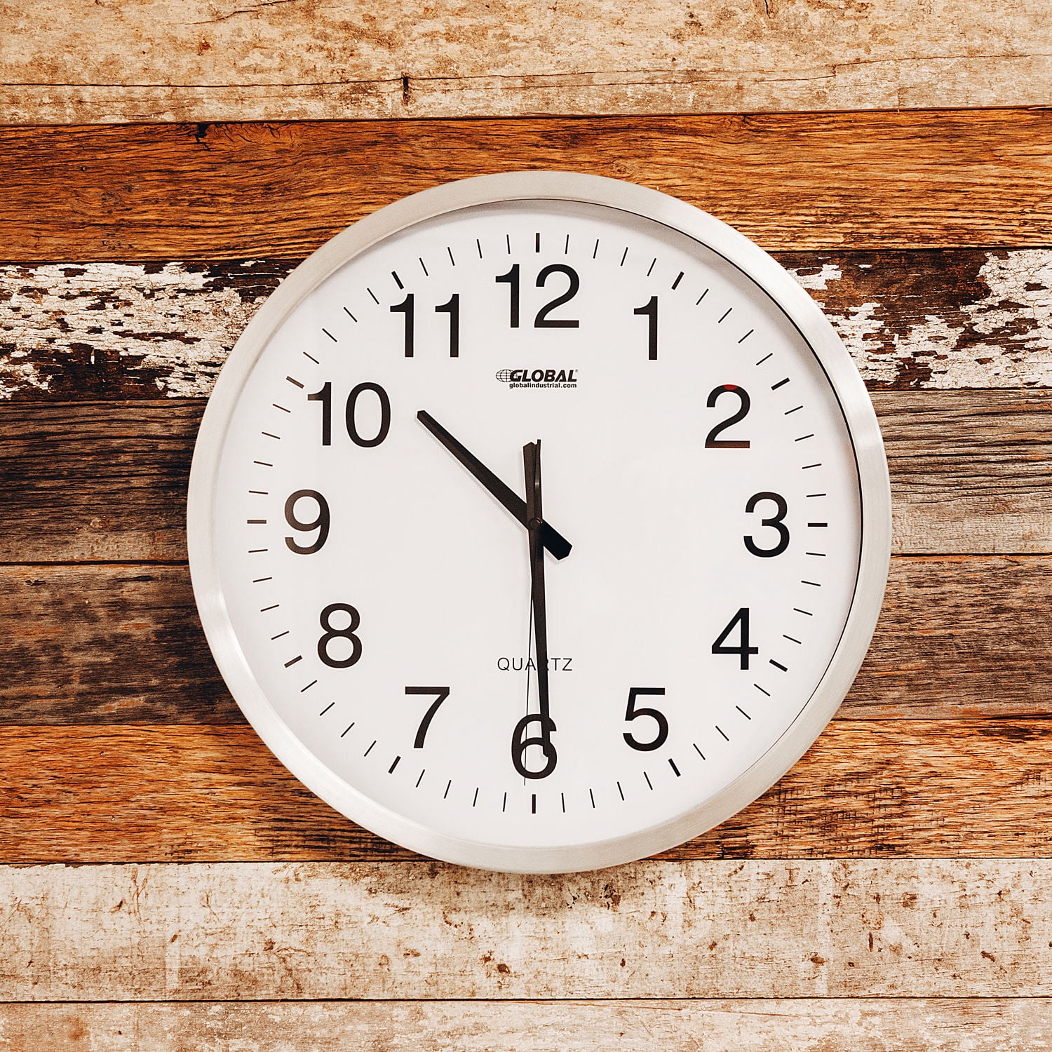 Global Industrial Oversized Wall Clock - 20 - Aluminum