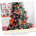 thumbnail image 5 of YQHWQ pcs bell bows Christmas tree bows mini Christmas decoration bows Christmas wreath bows Christmas bows Christmas elements bows decoration Christmas bows wreath Christmas wreath lin, 5 of 5