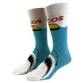 thumbnail image 2 of Men's Taco Shark Socks Funny Jaws Fish Mexico Beach Vacation Novelty Footwear, 2 of 7