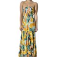 thumbnail image 2 of Liacowi Women Strapless Tube Long Dress Summer Boho Print Backless Pleated Dress Beach Maxi Dresses Streetwear, 2 of 7