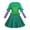 Dark Green, variant on Cosplay Costume Cloud Pattern Green Pajama Set for Halloween Party Role Play Dress up Show Celebration