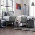 thumbnail image 1 of Furniture of America Hazier Industrial Queen Platform Bed in  Silver, 1 of 1