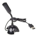 thumbnail image 1 of Microphone USB de Bureau pour Ordinateur Portable Mini Microphone; Tube Flexible de Bureau Col Réglable Micro PC, Blanc, 1 of 9