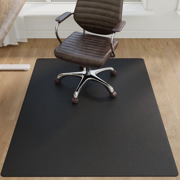 Color&Geometry Tapis de Chaise en Cuir Ultra Fin Anti-Rayures pour Protection de Sol Dur 47"x59 Pouces - Imperméable, Antidérapant, Réduction de Bruit, Nettoyage Facile Maison Bureau