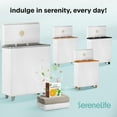 thumbnail image 7 of SereneLife Rectangular Towel Warmer Bucket, Large Capacity, Single-Touch Towel & Blanket Warmer with Built-in WiFi, Silver, 7 of 7